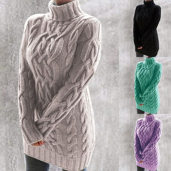 women turtleneck knitted sweater dress autumn winter casual loose thin oversized 2021 long dresses, Black;gray
women turtleneck knitted sweater dress autumn winter casual loose thin oversized 2021 long dresses, Black;gray