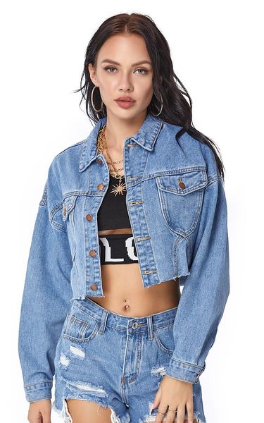 women spring and autumn 2021 denim jackets turn-down collar casual short fashion loose strert style jean coat female outwear women's, Black;brown
women spring and autumn 2021 denim jackets turn-down collar casual short fashion loose strert style jean coat female outwear women's, Black;brown