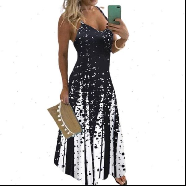 5xl womens dress plus size women maxi summer boho printed long sleeveless v neck clothes loose vestidos, Black;gray
5xl womens dress plus size women maxi summer boho printed long sleeveless v neck clothes loose vestidos, Black;gray