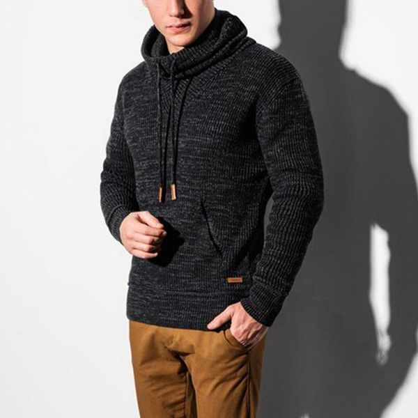 men's sweaters men fashion slim knitted autumn winter warm solid turtleneck pullover casual long sleeve drawstring streetwear, White;black
men's sweaters men fashion slim knitted autumn winter warm solid turtleneck pullover casual long sleeve drawstring streetwear, White;black