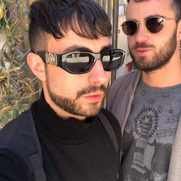 sunglasses style personality head wear european and american irregular small frame men women trend, White;black
sunglasses style personality head wear european and american irregular small frame men women trend, White;black