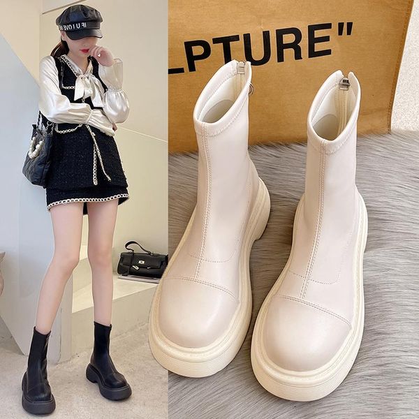boots women 2021 zipper round toe shoes luxury designer winter footwear ankle med fashion rock rubber autumn ladies basic ho, Black
boots women 2021 zipper round toe shoes luxury designer winter footwear ankle med fashion rock rubber autumn ladies basic ho, Black
