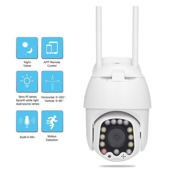 cameras 1080p hd smart wifi ip camera speed dome indoor outdoor ip66 cctv security built-in speaker for home surveilance
cameras 1080p hd smart wifi ip camera speed dome indoor outdoor ip66 cctv security built-in speaker for home surveilance