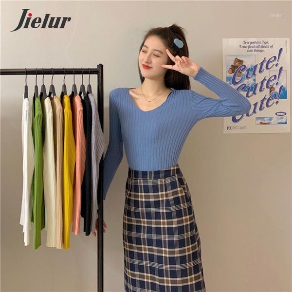 women's sweaters sweater women autumn winter solid color v-neck pullovers basic primer pull femme chic slim jumper soft knitted, White;black
women's sweaters sweater women autumn winter solid color v-neck pullovers basic primer pull femme chic slim jumper soft knitted, White;black