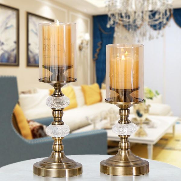 candle holders american metal retro candlestick romantic home decoration candlelight dinner model room display crystal wax
candle holders american metal retro candlestick romantic home decoration candlelight dinner model room display crystal wax