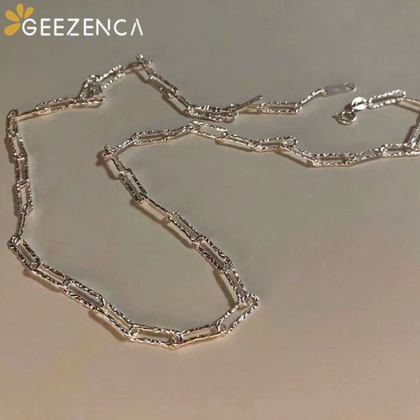 925 sterling silver shimmering link chain necklace choker simple style trend party gift
925 sterling silver shimmering link chain necklace choker simple style trend party gift