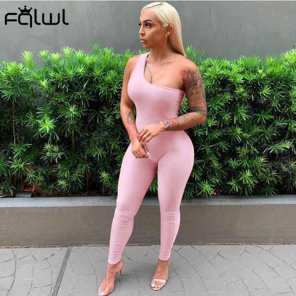2011fqlwl summer streetwear pink women jumpsuits black sleeveless one piece outfit bodycon one shoulder ladies jumpsuits activewear, Black;white
2011fqlwl summer streetwear pink women jumpsuits black sleeveless one piece outfit bodycon one shoulder ladies jumpsuits activewear, Black;white