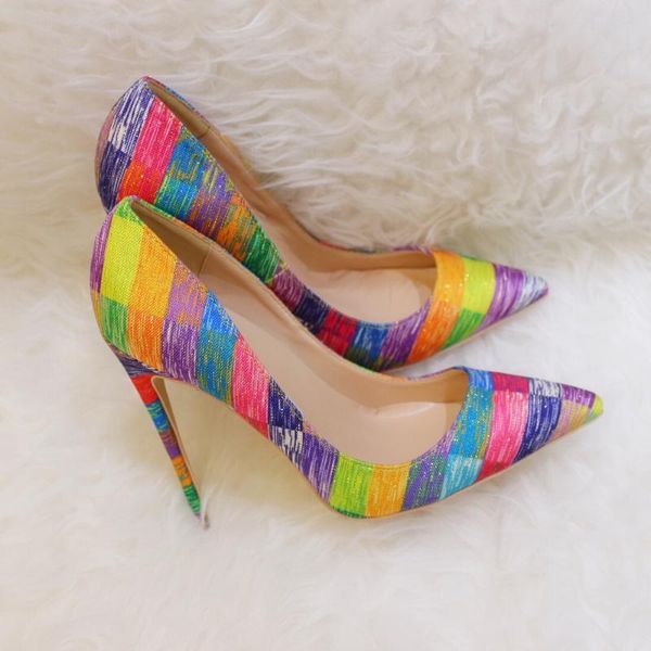 fashion women pumps lady multi color canvas pointy toe high heels shoes 12cm 10cm 8cm dress, Black
fashion women pumps lady multi color canvas pointy toe high heels shoes 12cm 10cm 8cm dress, Black
