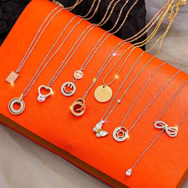 colorfast titanium steel necklace women's simple temperament clavicle chain fashion net red korean geometric circle pendant, Silver
colorfast titanium steel necklace women's simple temperament clavicle chain fashion net red korean geometric circle pendant, Silver