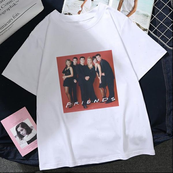 vogue friend tv show women t shirts harajuku cartoon streetwear summer clothes print girls tee, White
vogue friend tv show women t shirts harajuku cartoon streetwear summer clothes print girls tee, White