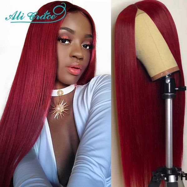 ali grace wigs silky straight 99j lace front wig brazilian pre-plucked 13x4 human hair 1, Black;brown
ali grace wigs silky straight 99j lace front wig brazilian pre-plucked 13x4 human hair 1, Black;brown