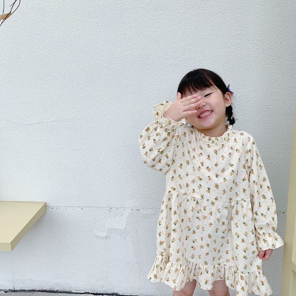 baby girls cute flroal loose long sleeve dress spring autumn soft comfortable casual dresses 210508, Red;yellow
baby girls cute flroal loose long sleeve dress spring autumn soft comfortable casual dresses 210508, Red;yellow