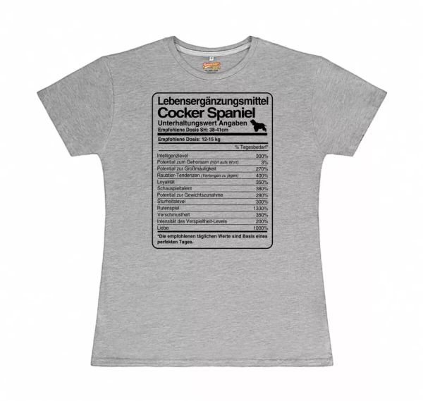 T-Shirt Womens dose Cocker Spaniel Life Supplements by siviwonder, Mainly pictures
T-Shirt Womens dose Cocker Spaniel Life Supplements by siviwonder, Mainly pictures