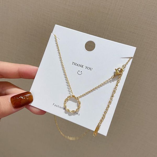 chains elegant fashion necklace women simple geometric twist pendants retro titanium steel lady sweet girls jewelry zinc alloy collier, Silver
chains elegant fashion necklace women simple geometric twist pendants retro titanium steel lady sweet girls jewelry zinc alloy collier, Silver
