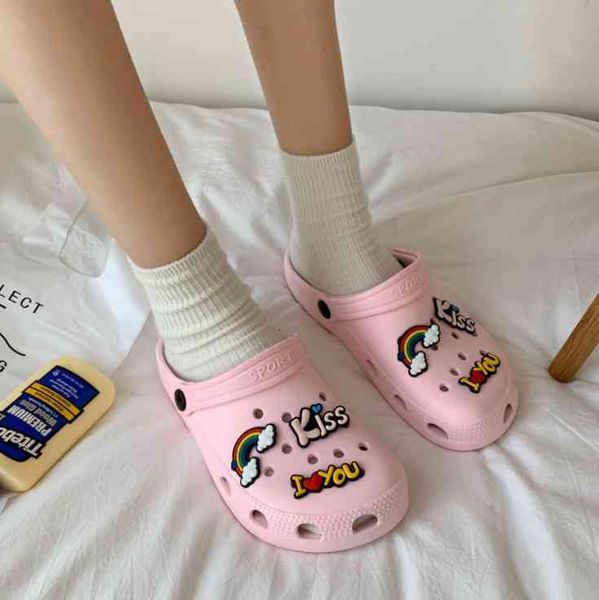 selling summer clogs cute cartoon sandals eva sandals stickers hole shoes sandals, Black
selling summer clogs cute cartoon sandals eva sandals stickers hole shoes sandals, Black