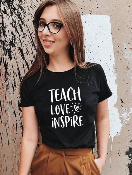 teach love inspire letter heart print women t shirt for teacher gift harajuku kawaii short sleeve t-shirt female tumblr women's, White
teach love inspire letter heart print women t shirt for teacher gift harajuku kawaii short sleeve t-shirt female tumblr women's, White