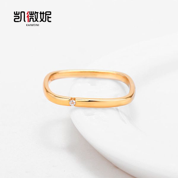 small female zhou jiadafu 18k gold square simple square diamond tail ring tisco jewelry, Silver
small female zhou jiadafu 18k gold square simple square diamond tail ring tisco jewelry, Silver