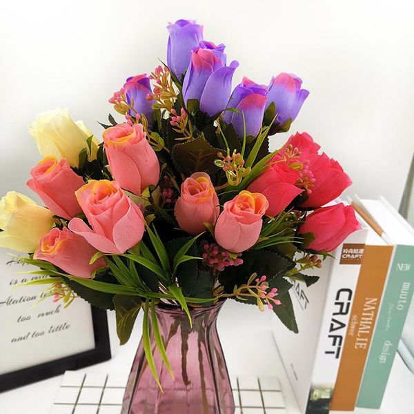 decorative flowers & wreaths 28 cm 6 fork rose artificial bouquet flower home wedding decoration room
decorative flowers & wreaths 28 cm 6 fork rose artificial bouquet flower home wedding decoration room