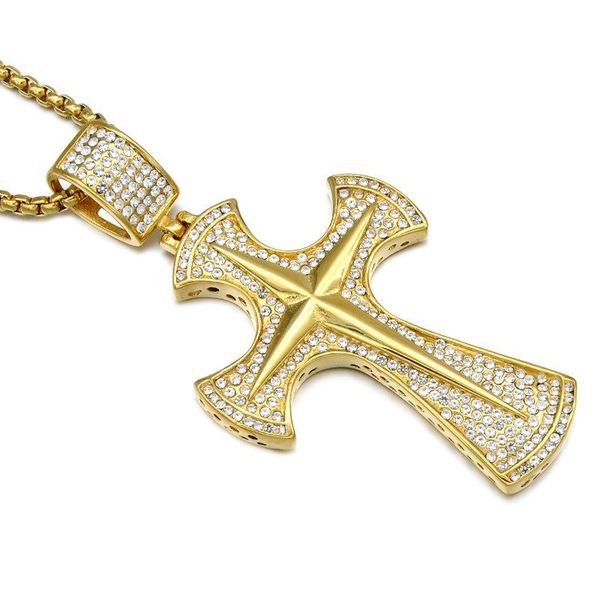 hip hop rhinestones paved bling iced out stainless steel knights templar cross pendants necklace for men rapper jewelry pendant necklaces, Silver
hip hop rhinestones paved bling iced out stainless steel knights templar cross pendants necklace for men rapper jewelry pendant necklaces, Silver