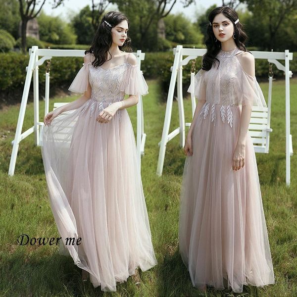 bridesmaid dress pink dresses gr524 crepe a-line maid of honor 2021 halter short sleeve women formal gowns for wedding party, White;pink
bridesmaid dress pink dresses gr524 crepe a-line maid of honor 2021 halter short sleeve women formal gowns for wedding party, White;pink