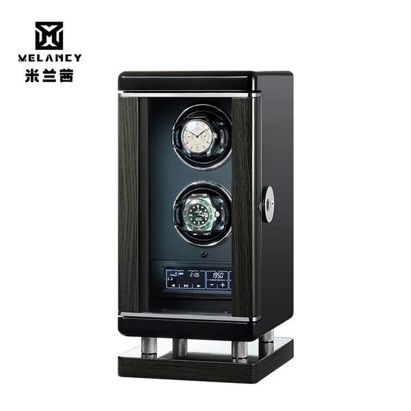 watch boxes & cases 2021 luxury black small winders box auto self wind mechanical watches storage holder cabinet solid wood case, Black;blue
watch boxes & cases 2021 luxury black small winders box auto self wind mechanical watches storage holder cabinet solid wood case, Black;blue
