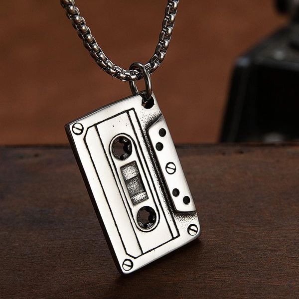 pendant necklaces punk hip hop rock retro tape necklace stainless steel biker men chain fashion jewelry gift wholesale, Silver
pendant necklaces punk hip hop rock retro tape necklace stainless steel biker men chain fashion jewelry gift wholesale, Silver