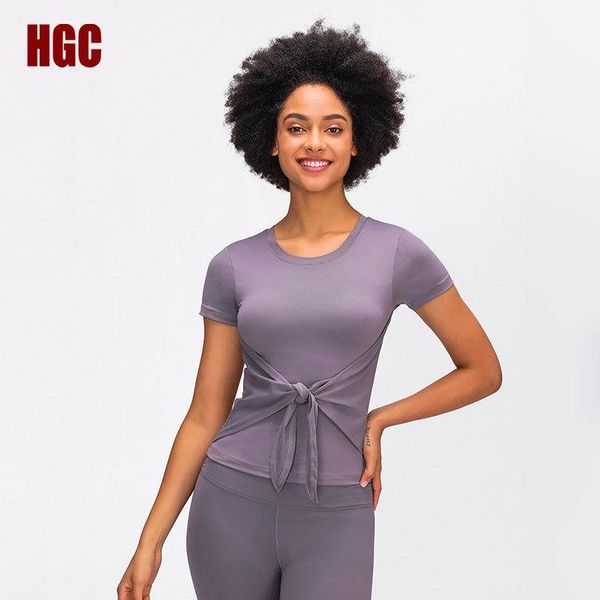 yoga outfit hgc sport t-shirt women short sleeve front waist butterfly bandage slim and versatile leisure gym fitness blouse
yoga outfit hgc sport t-shirt women short sleeve front waist butterfly bandage slim and versatile leisure gym fitness blouse