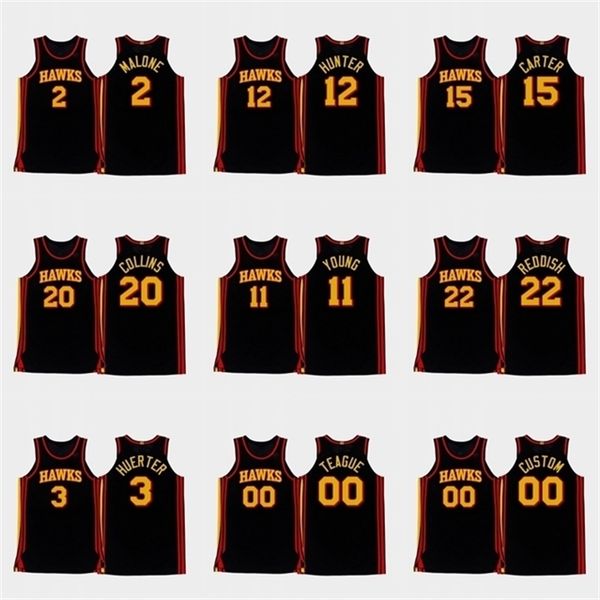 09Atlanta\rHawks\rMen Trae Young John Collins Cam Reddish Vince Carter\rNBA 2020-21 Custom Statement Authentic Infinity Black Jersey, Color5
09Atlanta\rHawks\rMen Trae Young John Collins Cam Reddish Vince Carter\rNBA 2020-21 Custom Statement Authentic Infinity Black Jersey, Color5