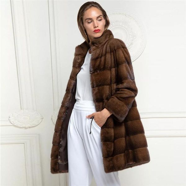 women's fur & faux bffur women winter coats natural whole skin genuine mink jackets stand collar medium length real overcoats 2021, Black
women's fur & faux bffur women winter coats natural whole skin genuine mink jackets stand collar medium length real overcoats 2021, Black