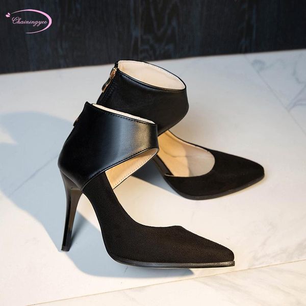 european street style pointed toe summer boots sandals zipper black white yellow red thin with high-heeled women's shoes
european street style pointed toe summer boots sandals zipper black white yellow red thin with high-heeled women's shoes
