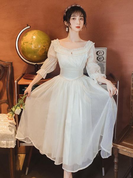 off shoulder long sleeve 2021 spring and winter korean slim waist heavy industry dress women party maxi dresses casual, Black;gray
off shoulder long sleeve 2021 spring and winter korean slim waist heavy industry dress women party maxi dresses casual, Black;gray