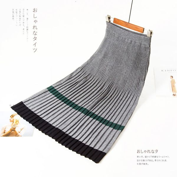 black knitted pleated autumn winter color patch high waist women long female ladies maxi midi skirt saia
black knitted pleated autumn winter color patch high waist women long female ladies maxi midi skirt saia