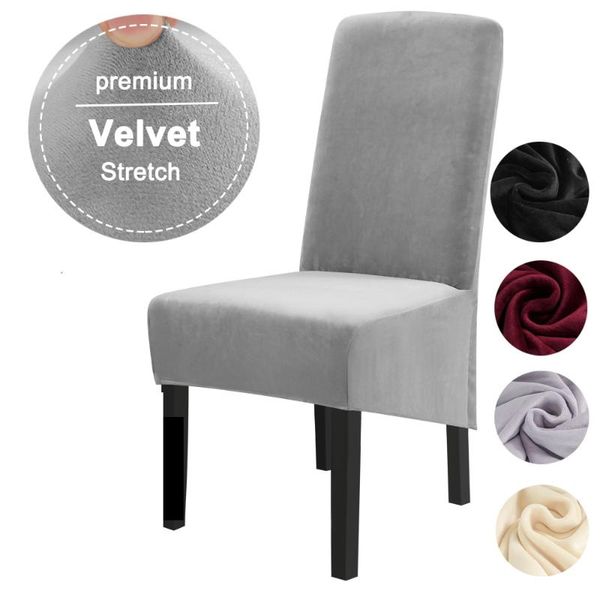 velvet xl size long back chair cover spandex dining slipcover large elastic stretch case for kitchen banquet wedding covers
velvet xl size long back chair cover spandex dining slipcover large elastic stretch case for kitchen banquet wedding covers