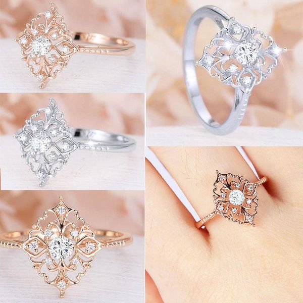 wedding rings classic hollow pattern inlaid rhombus crystal rhinestone zircon ring for women engagement bridal, Slivery;golden
wedding rings classic hollow pattern inlaid rhombus crystal rhinestone zircon ring for women engagement bridal, Slivery;golden