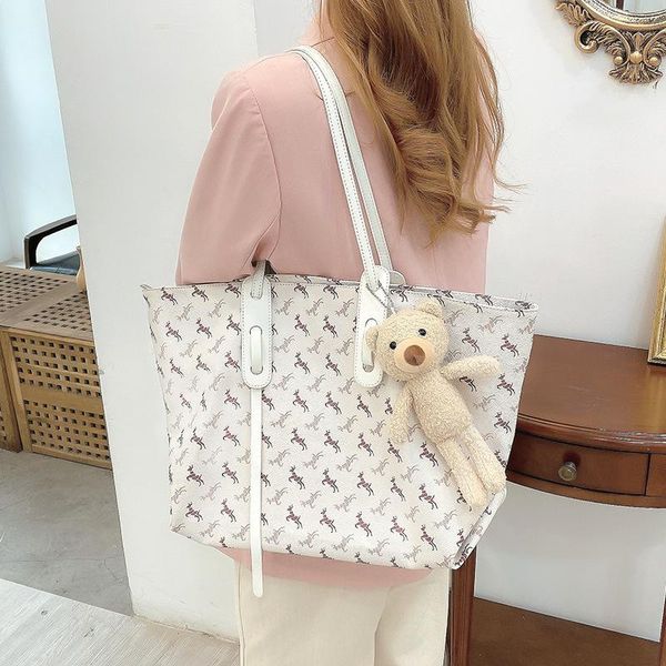 evening bags female tote bag fashion print shopping shoulder handbag all-match large-capacity with bear ragdoll
evening bags female tote bag fashion print shopping shoulder handbag all-match large-capacity with bear ragdoll