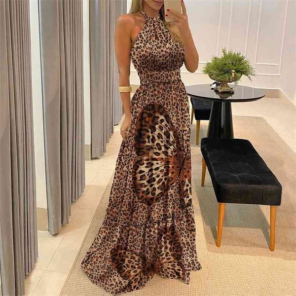 halter print women's long dress sleeveless backless female boho beach dresses summer ladies elegant party vestidos 210522, Black;gray
halter print women's long dress sleeveless backless female boho beach dresses summer ladies elegant party vestidos 210522, Black;gray