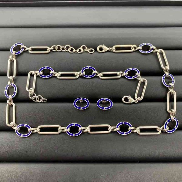 2022 latest factory wholesale necklace ancient new letter enamel personalized neck chain bracelet earrings fashion trend jewelry, Silver
2022 latest factory wholesale necklace ancient new letter enamel personalized neck chain bracelet earrings fashion trend jewelry, Silver