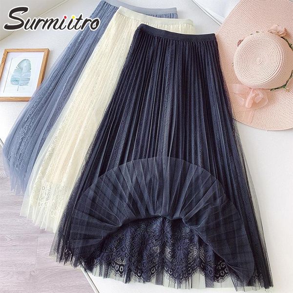 skirts surmiitro 2021 spring summer long tulle skirt women korean style lace mesh high waist aesthetic midi pleated female, Black
skirts surmiitro 2021 spring summer long tulle skirt women korean style lace mesh high waist aesthetic midi pleated female, Black