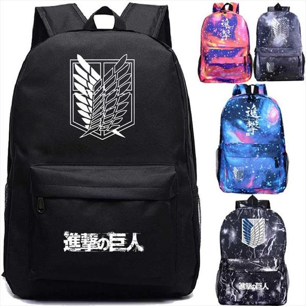 attack on titan backpack students boys girls bags fashion pattern schoolbag teens daily travel bag
attack on titan backpack students boys girls bags fashion pattern schoolbag teens daily travel bag