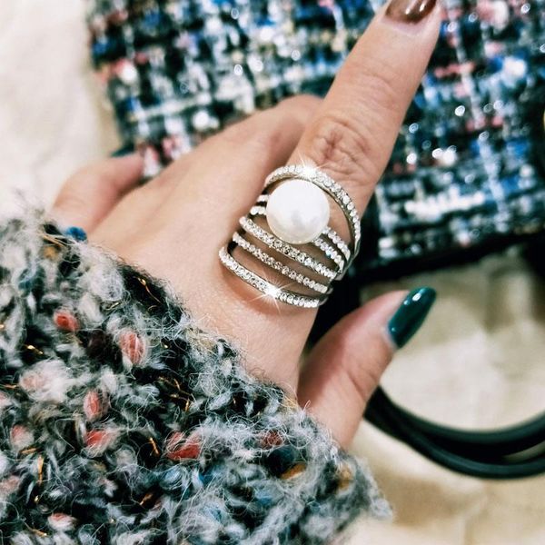 cluster rings sinleery luxury multilayers cubic zircon simulated pearl big for women size 8 9 10 silver gold color wedding jewelry jz544, Golden;silver
cluster rings sinleery luxury multilayers cubic zircon simulated pearl big for women size 8 9 10 silver gold color wedding jewelry jz544, Golden;silver
