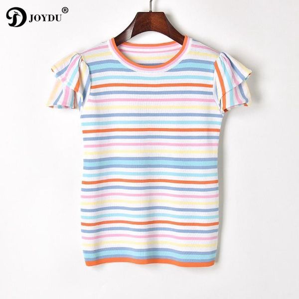 women's blouses & shirts joydu runway design puff sleeve shirt fashion rainbow striped sweet knitted summer t 2021 chic blouse camisas, White
women's blouses & shirts joydu runway design puff sleeve shirt fashion rainbow striped sweet knitted summer t 2021 chic blouse camisas, White