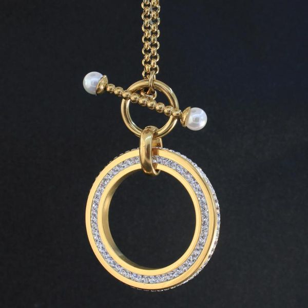 pendant necklaces fashion stainless steel jewelry for woman big round crystal chain necklace nbjzaabe-1, Silver
pendant necklaces fashion stainless steel jewelry for woman big round crystal chain necklace nbjzaabe-1, Silver