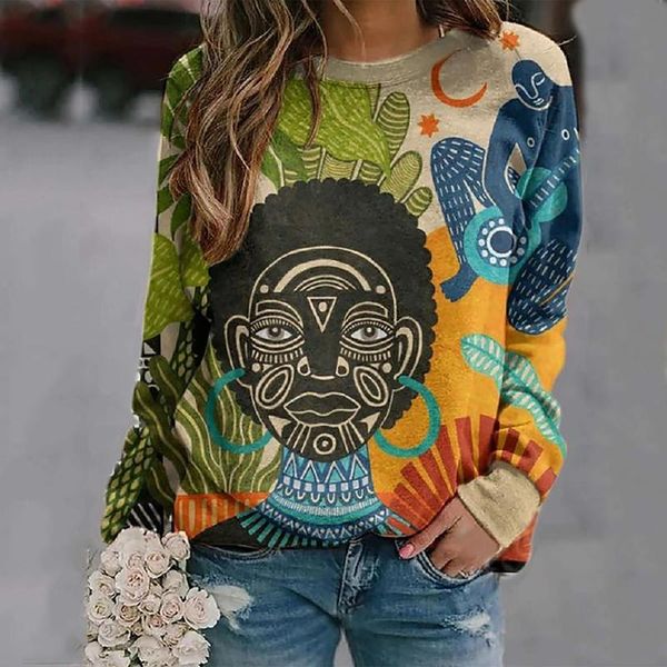 women's hoodies & sweatshirts fashion 3d landscape print women vlothing round neck sweetshirts loose sports winter clothes drop, Black
women's hoodies & sweatshirts fashion 3d landscape print women vlothing round neck sweetshirts loose sports winter clothes drop, Black