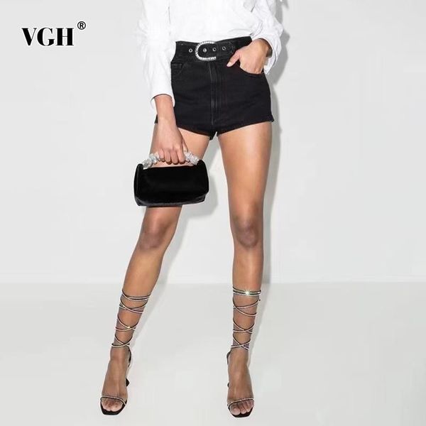 women's shorts vgh casual black denim short for women high waist diamonds patchwork korean straight females 2021 summer fashion clothin, White;black
women's shorts vgh casual black denim short for women high waist diamonds patchwork korean straight females 2021 summer fashion clothin, White;black