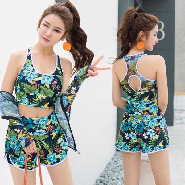 one-piece suits 2021 women floral print swimsuit 3 pieces sports beach wear padded bathing suit summer surfing rashguards maillot
one-piece suits 2021 women floral print swimsuit 3 pieces sports beach wear padded bathing suit summer surfing rashguards maillot
