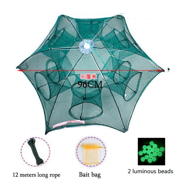 4-20 hole automatic fishing net trap portable folding crayfish catcher cage with luminous lure beads accessories
4-20 hole automatic fishing net trap portable folding crayfish catcher cage with luminous lure beads accessories