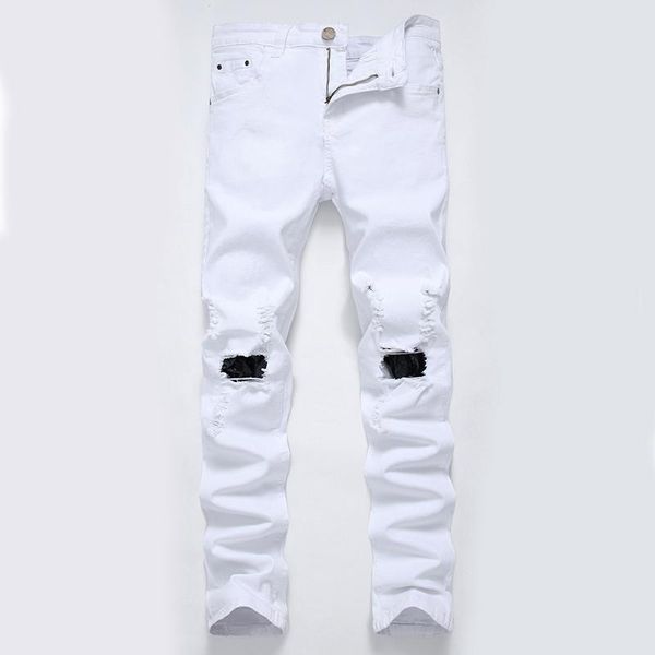 men ripped jeans fashion knee hole pants young man cowboys hip hop trendy student men's, Blue
men ripped jeans fashion knee hole pants young man cowboys hip hop trendy student men's, Blue