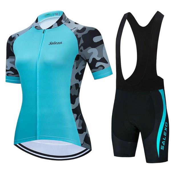racing sets 2021 summer cycling wear women pure color set short sleeve breathable and quick-drying, Black;blue
racing sets 2021 summer cycling wear women pure color set short sleeve breathable and quick-drying, Black;blue