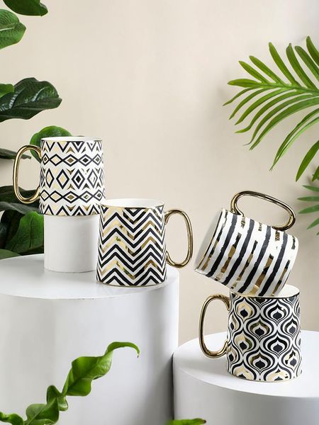 mugs ceramic coffee mug hand drawn gold plating office 400ml breakfast milk teacup
mugs ceramic coffee mug hand drawn gold plating office 400ml breakfast milk teacup