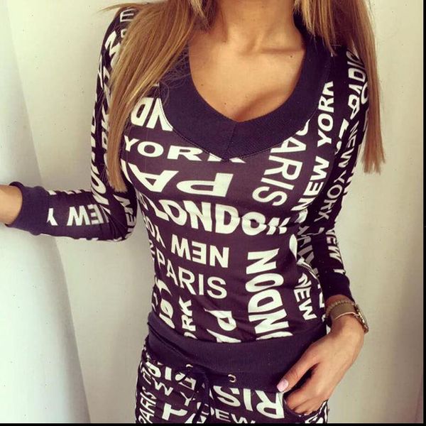 2pcs leeter print hem women tracksuits irregular tracksuit long sleeve v neck pants sets wear casual suit, Gray
2pcs leeter print hem women tracksuits irregular tracksuit long sleeve v neck pants sets wear casual suit, Gray